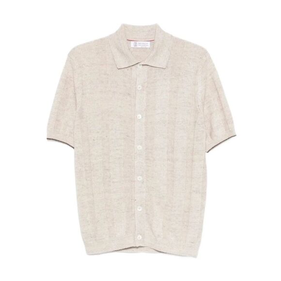 Brunello Cucinelli Men Short Sleeve Shirt